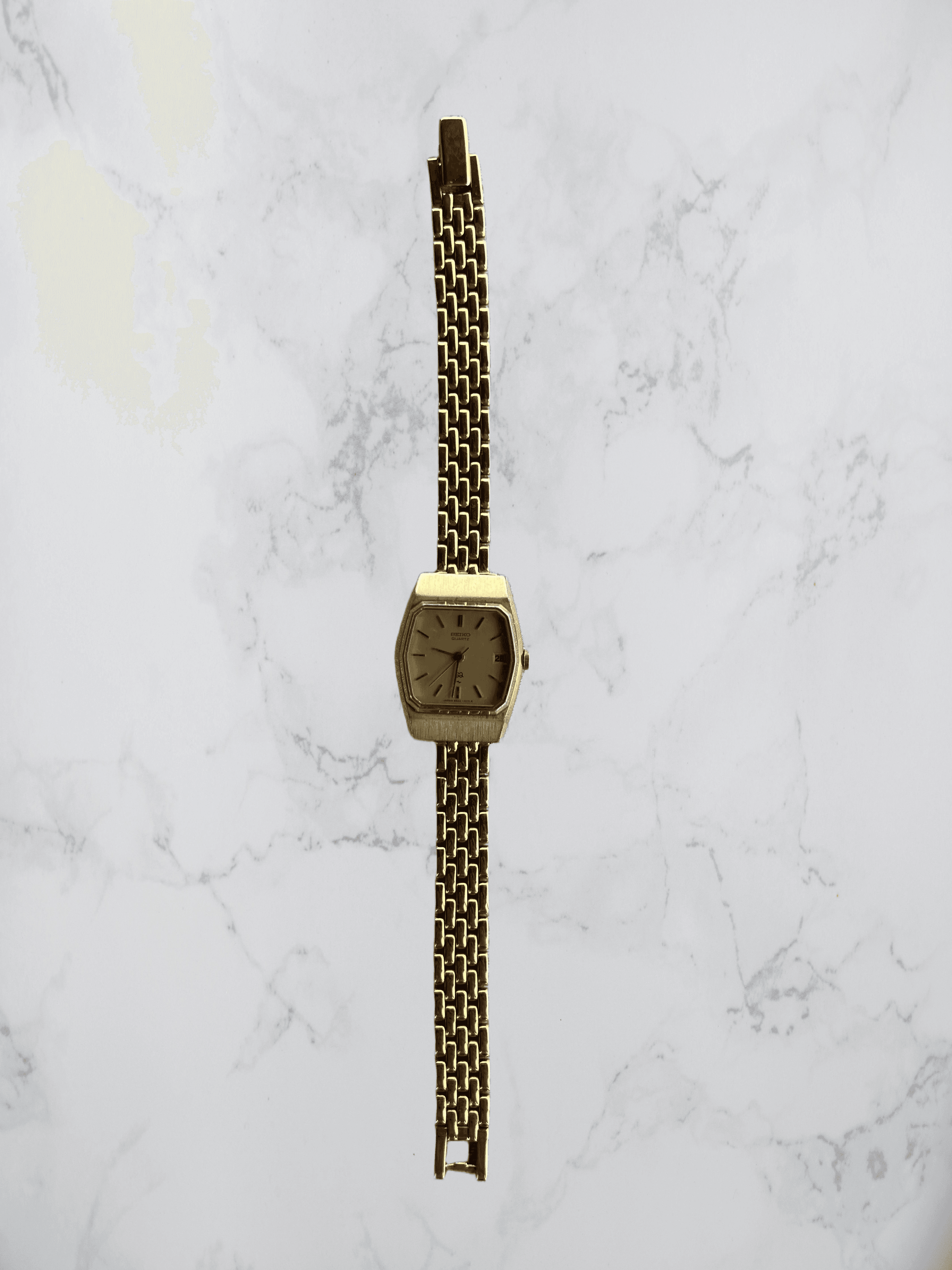 Gullfarget Seiko Dameklokke